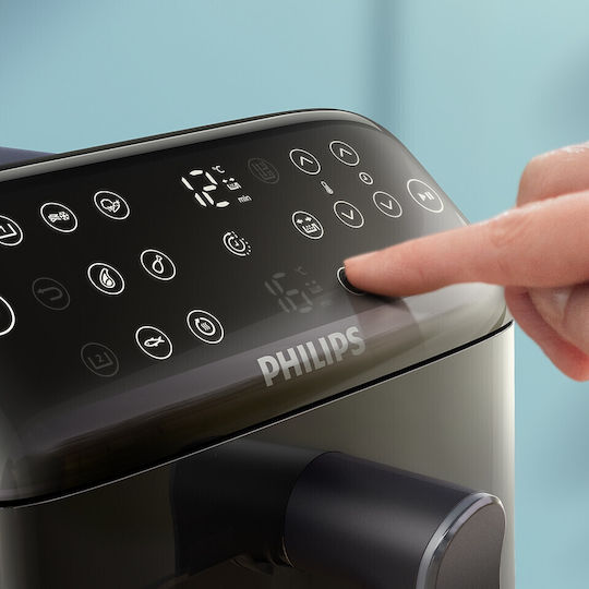 Philips Air Fryer με Διπλό Αποσπώμενο Κάδο 10lt Μαύρο NA460/00
