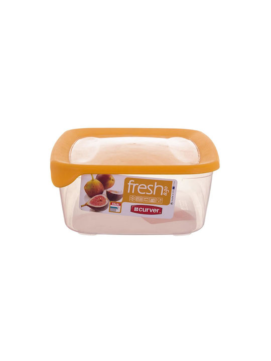 Curver Lebensmittelbehälter "fresh&go" Rechteckig 2l Gelb Transparent