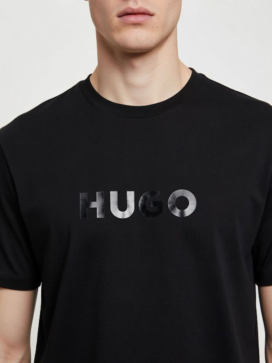 Herrenblusen Kurzarm T-Shirt Schwarz