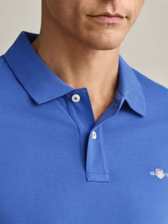 Shield Polo Мъжка Тениска С Къс Ръкав Blueviolet