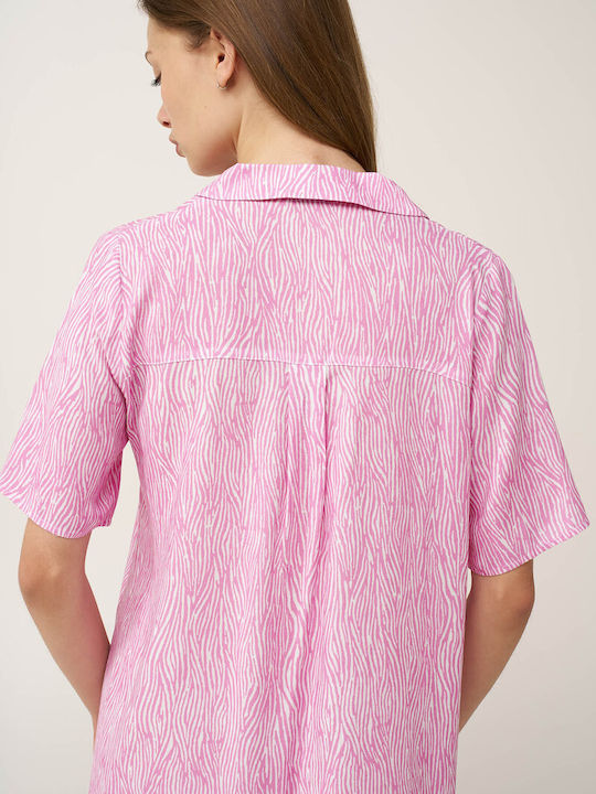 Vamp Sommerliches Damen-Nachthemd Pink Flirt