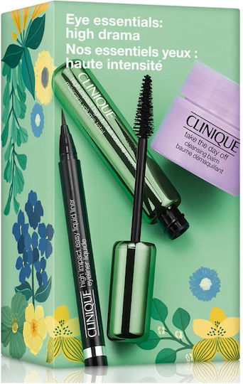 Clinique Eye Essentials: High Drama Set Machiaj Pentru Ochi 3 Bucăți