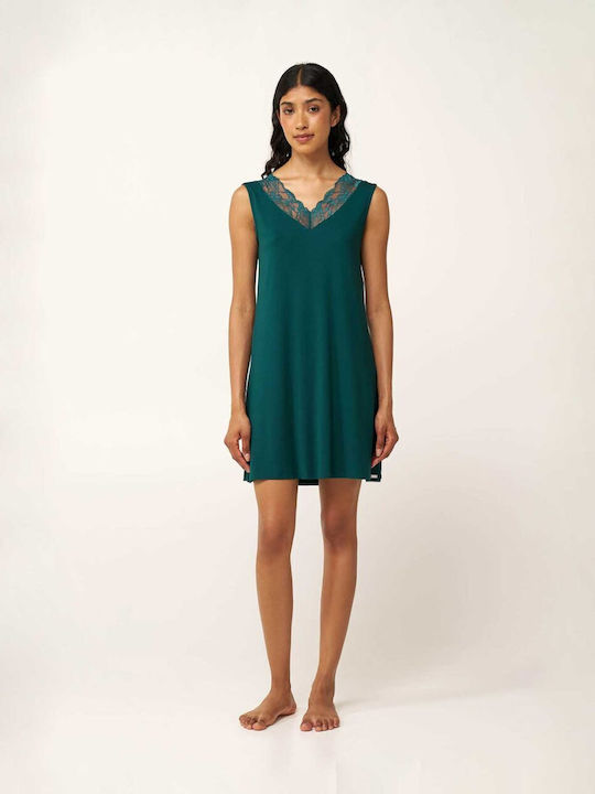 Vamp Summer Women's Nightgown Teal