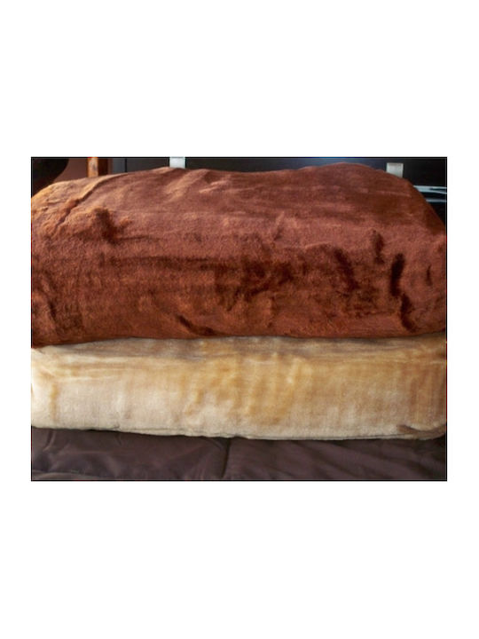 VS Home Samtige Decke Einfache 160x220cm Einfarbig