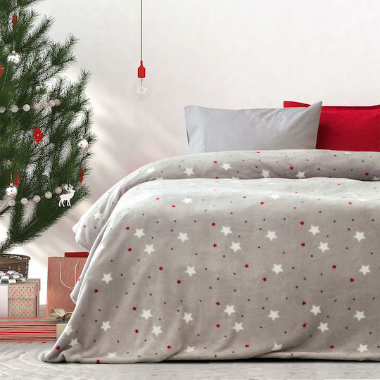 Kocoon Stellar Fleece Blanket Super Double 220x240cm Gray