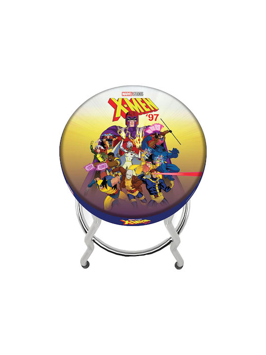 Stool For Living Room Metallic Sgabello Regolabile X-men Multicolour
