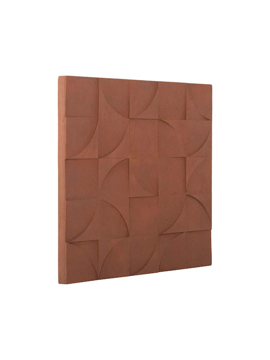 Πινακας Τετραγωνος Fb94524 Mdf Καφε Χρωμα 80x5 Πάχος X80υεκ