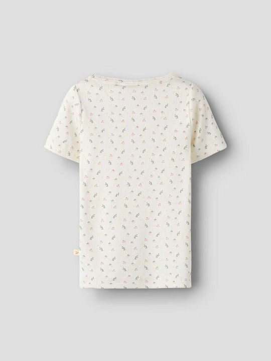 Kids Short-Sleeved Blouse Coconut Milk