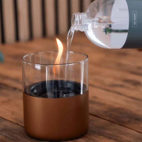 Tenderflame Indoor Desktop Bioethanol Fireplace Gray