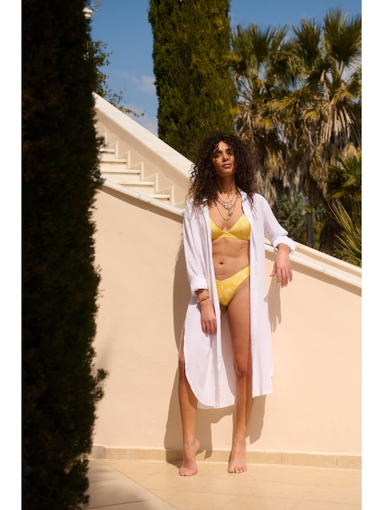 Rock Club Women's Beachwear Dress White