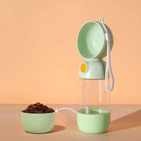 Alista Home Sticlă de Apă din Plastic ABS pentru Câine și Pisică 400ml 25.5cm în Culoare Verde