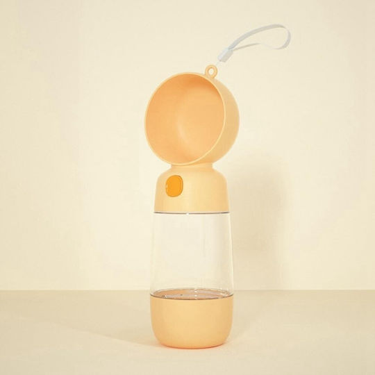 Alista Home Sticlă de Apă din Plastic ABS pentru Câine și Pisică 400ml 25.5cm în Culoare Galbenă