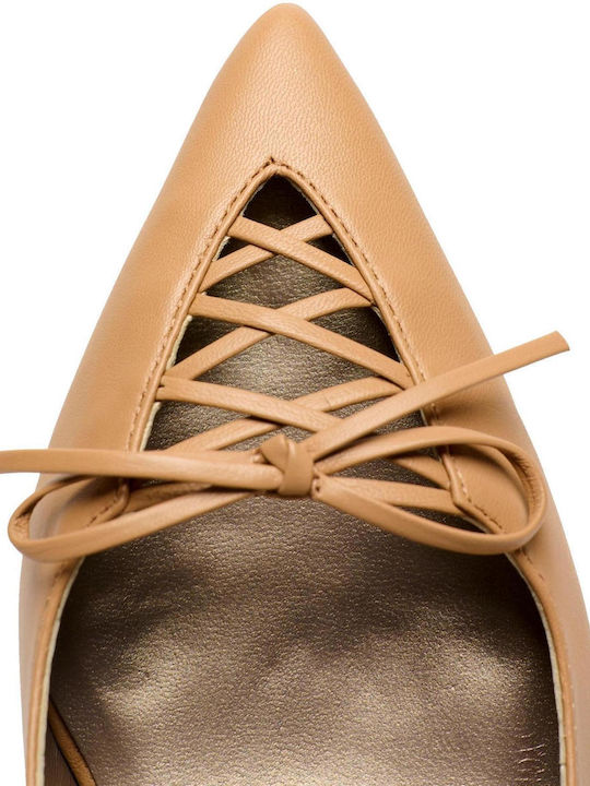 Leder Pumps Braune