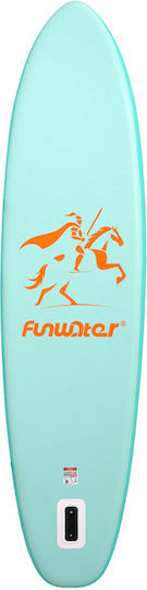 Funwater Φουσκωτή Σανίδα SUP με Μήκος 3.5m Γαλάζια