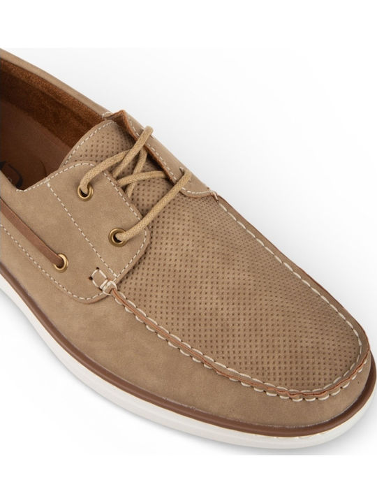 Ανδρικά Boat Shoes σε Μπεζ Χρώμα