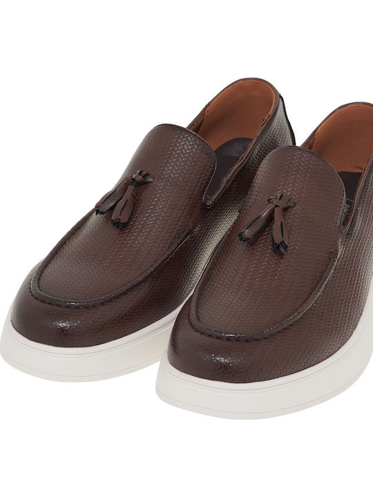 Ανδρικά Loafers σε Καφέ Χρώμα