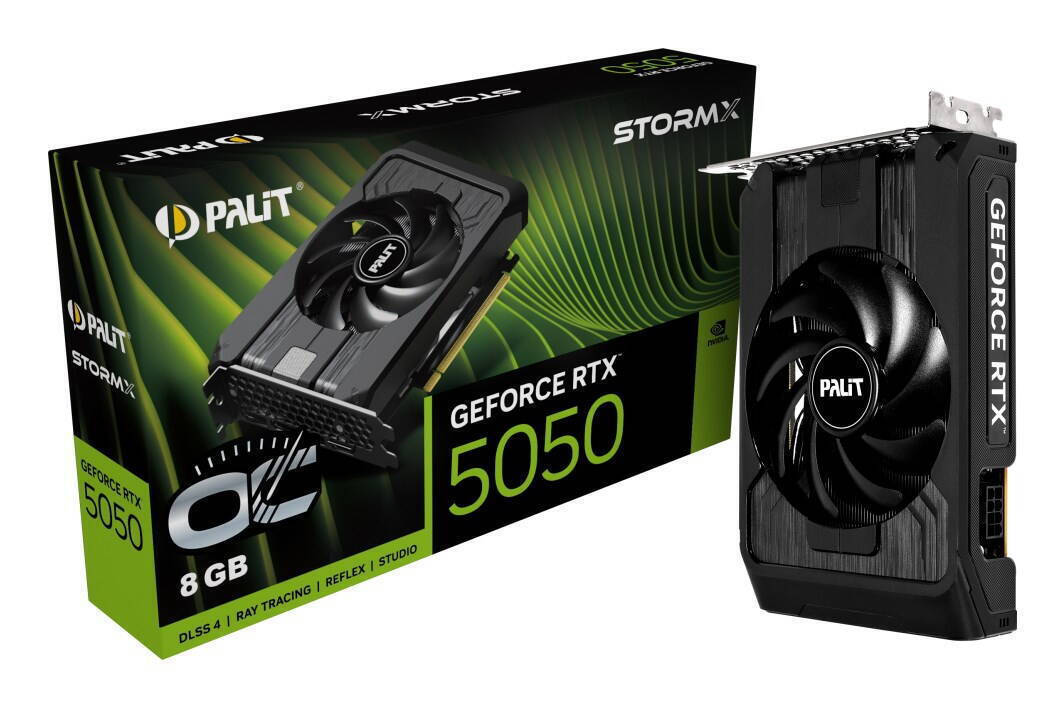 Palit GeForce RTX 5050 8GB GDDR6 StormX OC Κάρτα Γραφικών