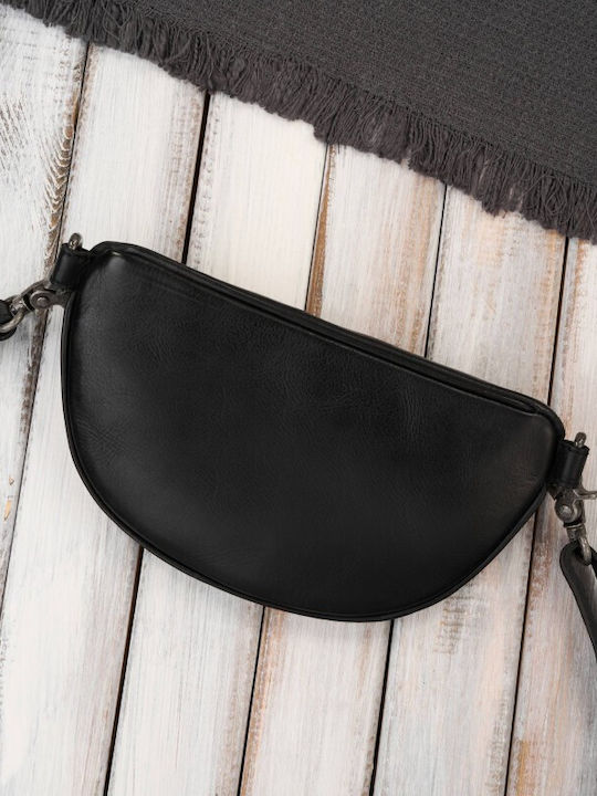 Set Geantă de Damă din Piele Tip Rucsac Neagră
