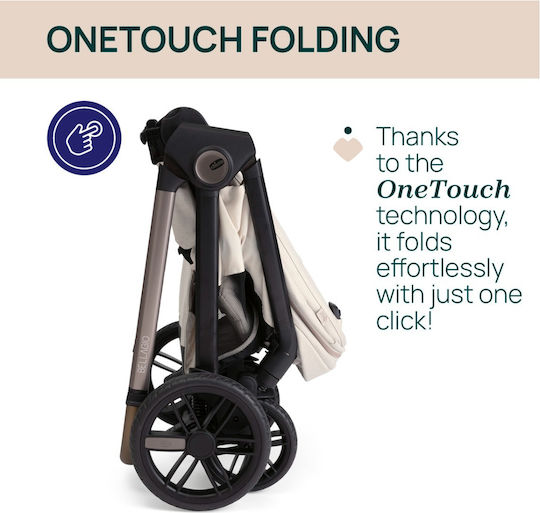 Chicco Bellagio 2 Reversible Baby Stroller Suitable for Newborn Amber Glow 14kg