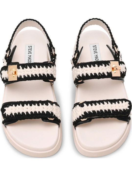 Mona Γυναικεία Σανδάλια Flatforms Εκρού