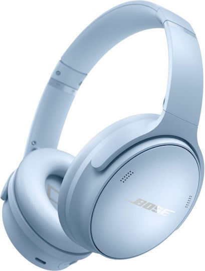 Bose QuietComfort Ασύρματα / Ενσύρματα Over Ear Ακουστικά με 24 ώρες Λειτουργίας και Quick Charge Ice Blue