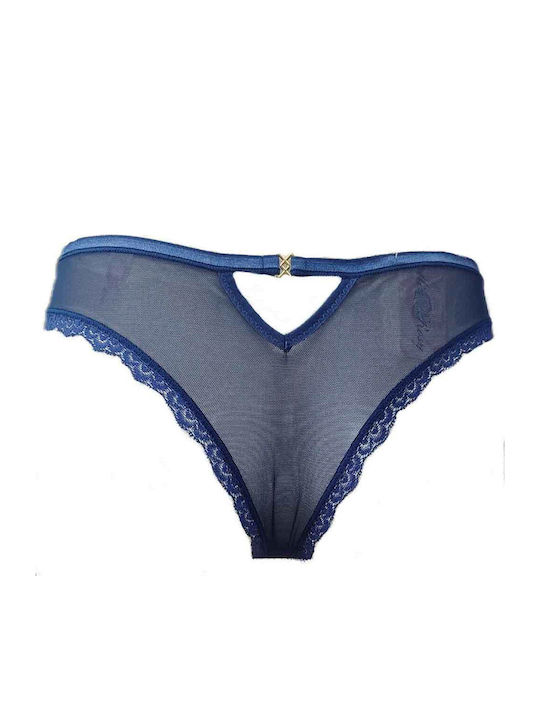 Women's Brazil with Lace Royal