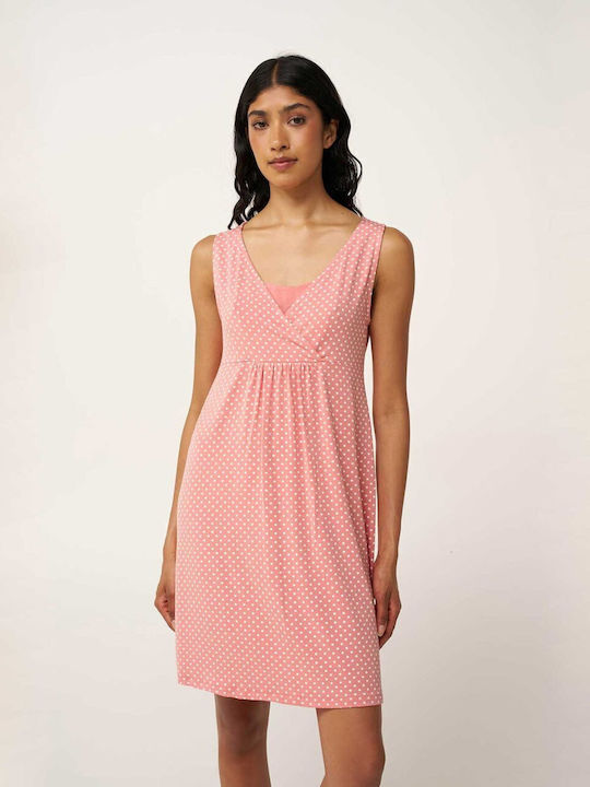 Vamp Vamp Umstandsnachtwäsche & Pyjamas Rosa Tan