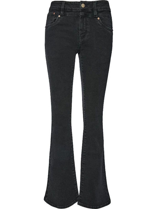 Low Rise Women's Jean Pants Black