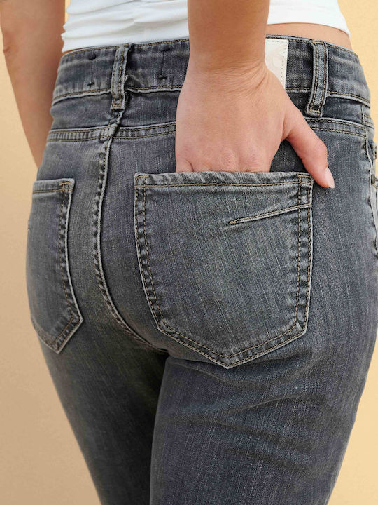 Women's Jean Pants in Skinny Fit Gray