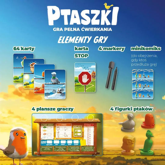 Επιτραπέζιο Παιχνίδι Birds για 2-4 Παίκτες 8+ Ετών (PL) Nasza Ksiegarnia