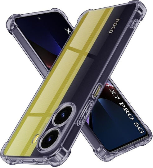 Techsuit Bumper Silicone Transparent (Poco X7 Pro)
