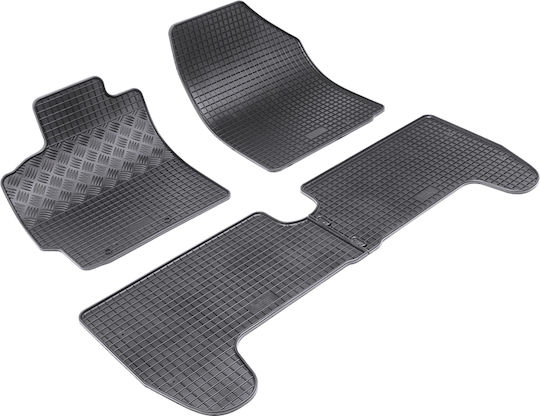 Rigum Σετ Μπροστινά και Πίσω Πατάκια 4τμχ για Toyota Yaris 2005 2011 Μαύρα