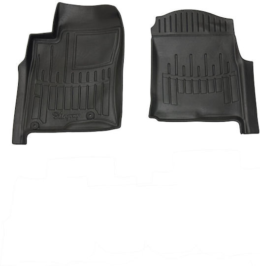 Race Axion Protective Raised Sides Car Mats Lexus GX UZJ120 2002-2009 Toyota Land Cruiser Prado J120 2002-2009 5-Door Rubber Material Fasteners 2 Pieces 5022092ST
