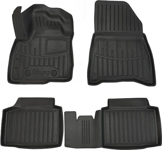 Race Action Car Mats Raised Sides Type Dacia Bigster Rj1 2025-2026 5-Door 4x4 4wd Fasteners Material Rubber Passenger Cars 4 Pieces 5004014/st Race Axion