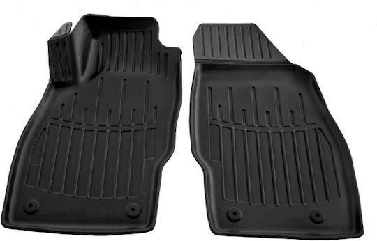 Race Action Car Mats Opel Corsa D S07 2006-2014 5-Door Rubber Raised Sides Protective Fasteners Rubber Material Passenger Cars 2 Pieces 5015052/st Race Axion 5015052/st