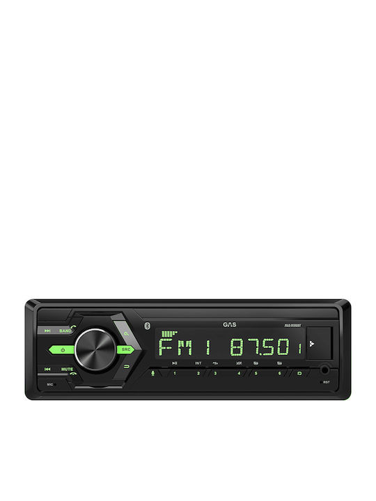 Gas Audio Power Ηχοσύστημα Αυτοκινήτου 1DIN (Bluetooth/USB)