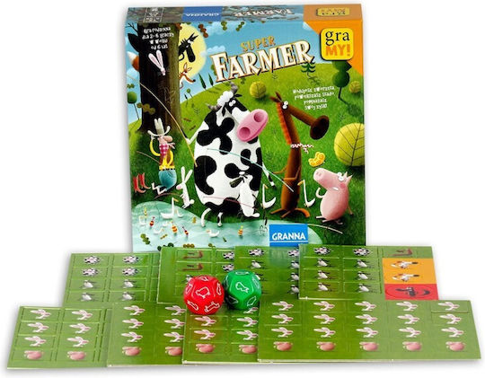 Επιτραπέζιο Παιχνίδι Super Farmer για 2-6 Παίκτες 6+ Ετών (PL) Granna