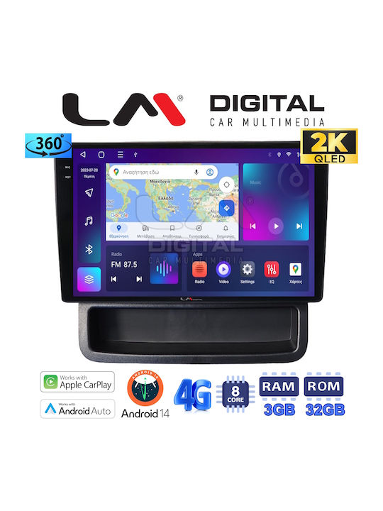 LM Digital Auto-Audiosystem für Opel Vivaro Renault Verkehr Nissan Primastar 2010 > 2014 (Bluetooth/USB/WiFi/GPS/Apple-Carplay/Android-Auto)