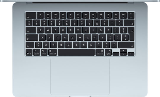Apple MacBook Air 15.3 Zoll IPS Retina Display (M5-10-Kern/16GB/512GB SSD/10-Kern-GPU) Himmelblau (Griechische Tastatursprache)