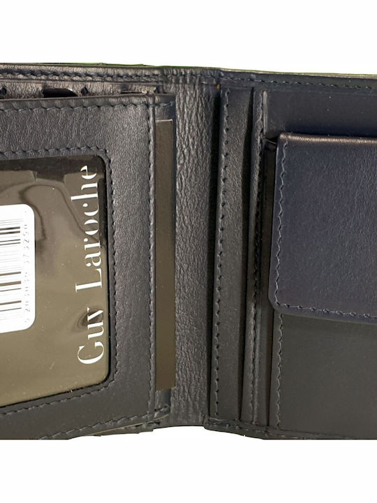 Portofel Bărbătesc din Piele cu RFID Albastru