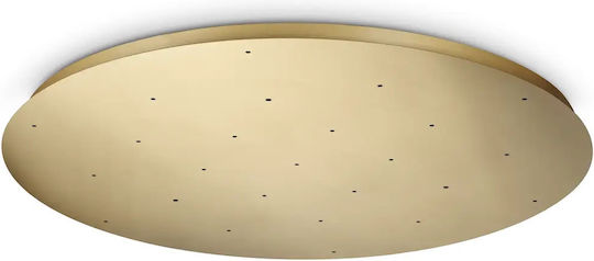 Rosone D1050 Lamp Base for Hanging Light Fixture 25 Lights Metal White