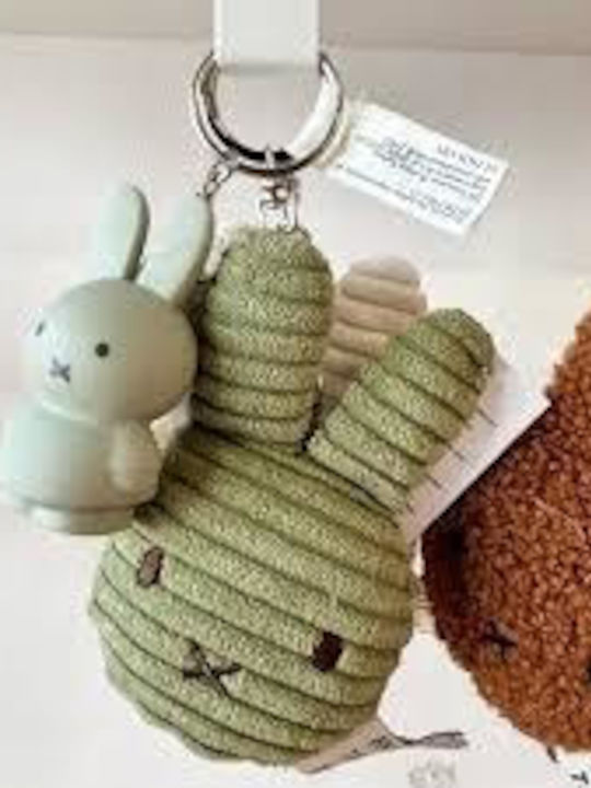 Miffy Corduroy Pink Flat Keychain Eco Dusty Pink 24205067