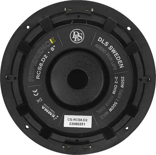 DLS Subwoofer Αυτοκινήτου 8" 250W RMS