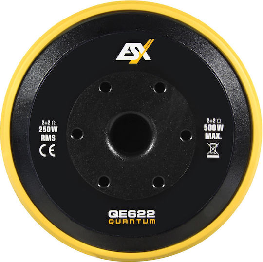 Esx QE622 Subwoofer Αυτοκινήτου 6" 250W RMS