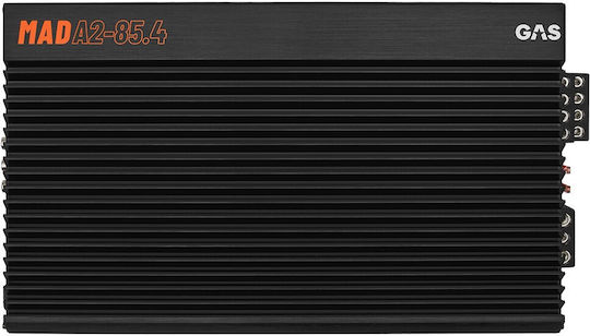Gas Audio Power Amplificator Auto MAD A2-85.4 4 canale (Clasa A/B)
