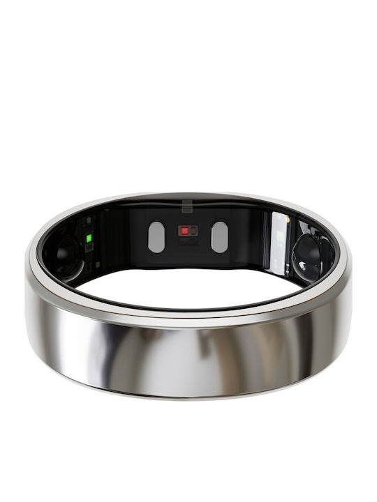 RingConn Gen 2 Intelligenter Ring 18,2 mm mit Herzfrequenzsensor Silber