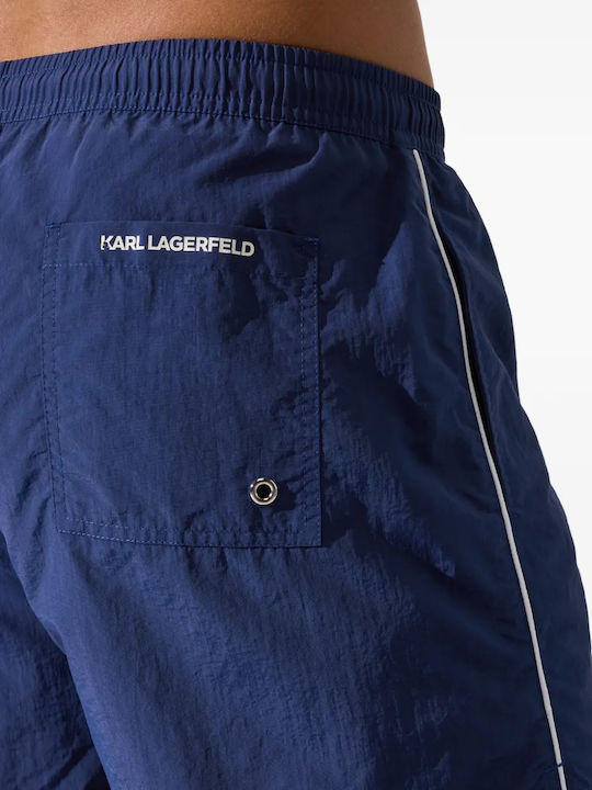 Costum De Baie Bărbați Pantaloni Scurți Albaștri