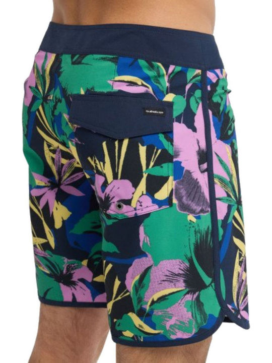 Surfsilk Muschel 18 Herren-Bademode Bermuda Dunkelblau Blumen