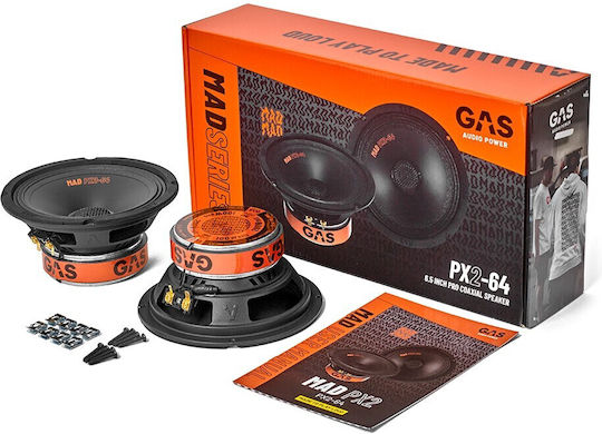 Gas Audio Power Auto-Lautsprecher PRO SPL 6.5" mit 100W RMS (Mittelklasse)