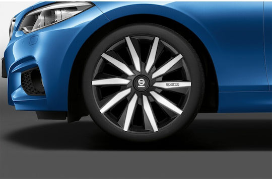 Sparco Σετ Τάσια Αυτοκινήτου 4τμχ 14" Μαύρο